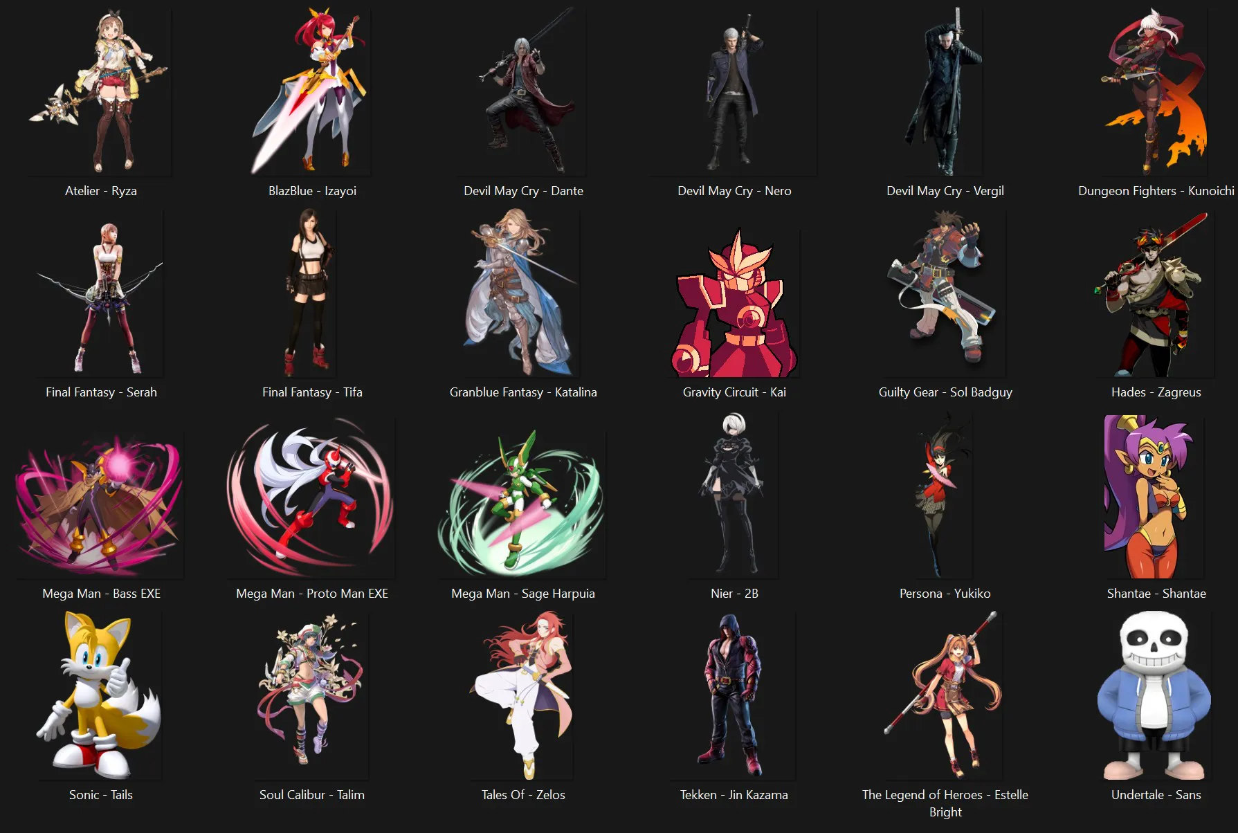 New Assist Fighters - Guest