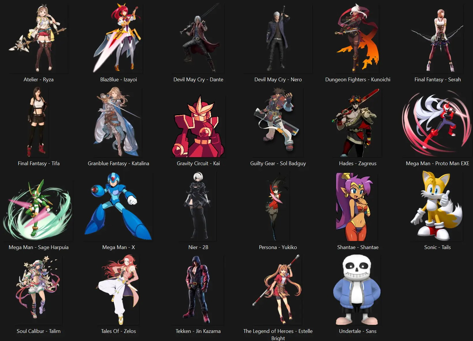 New Assist Fighters - Guest