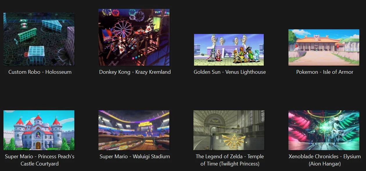 New Nintendo Stages