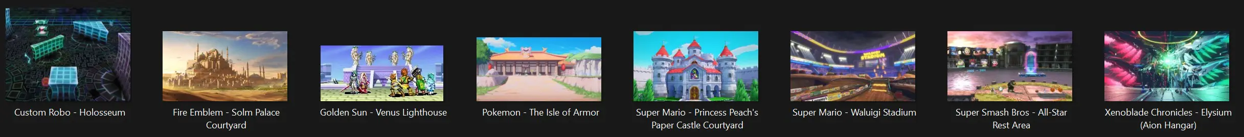 New Nintendo Stages