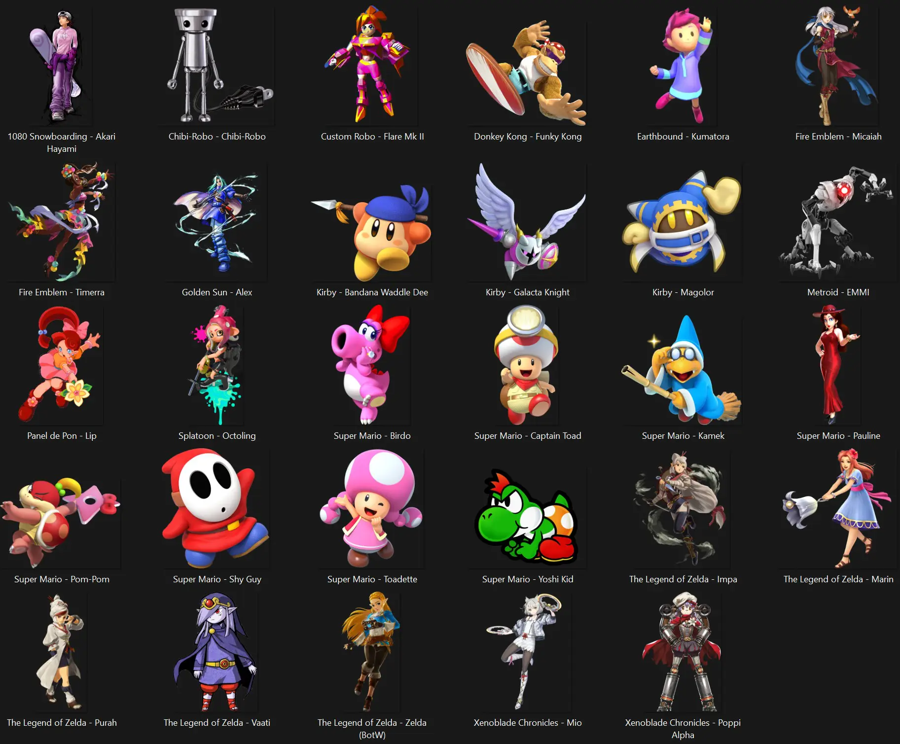 New Assist Fighters - Nintendo